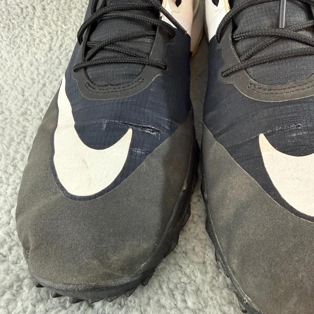 Nike Fi Flex Turf Golf Shoes Mens size 11 Black White 849960 Spikeless Sneakers‎